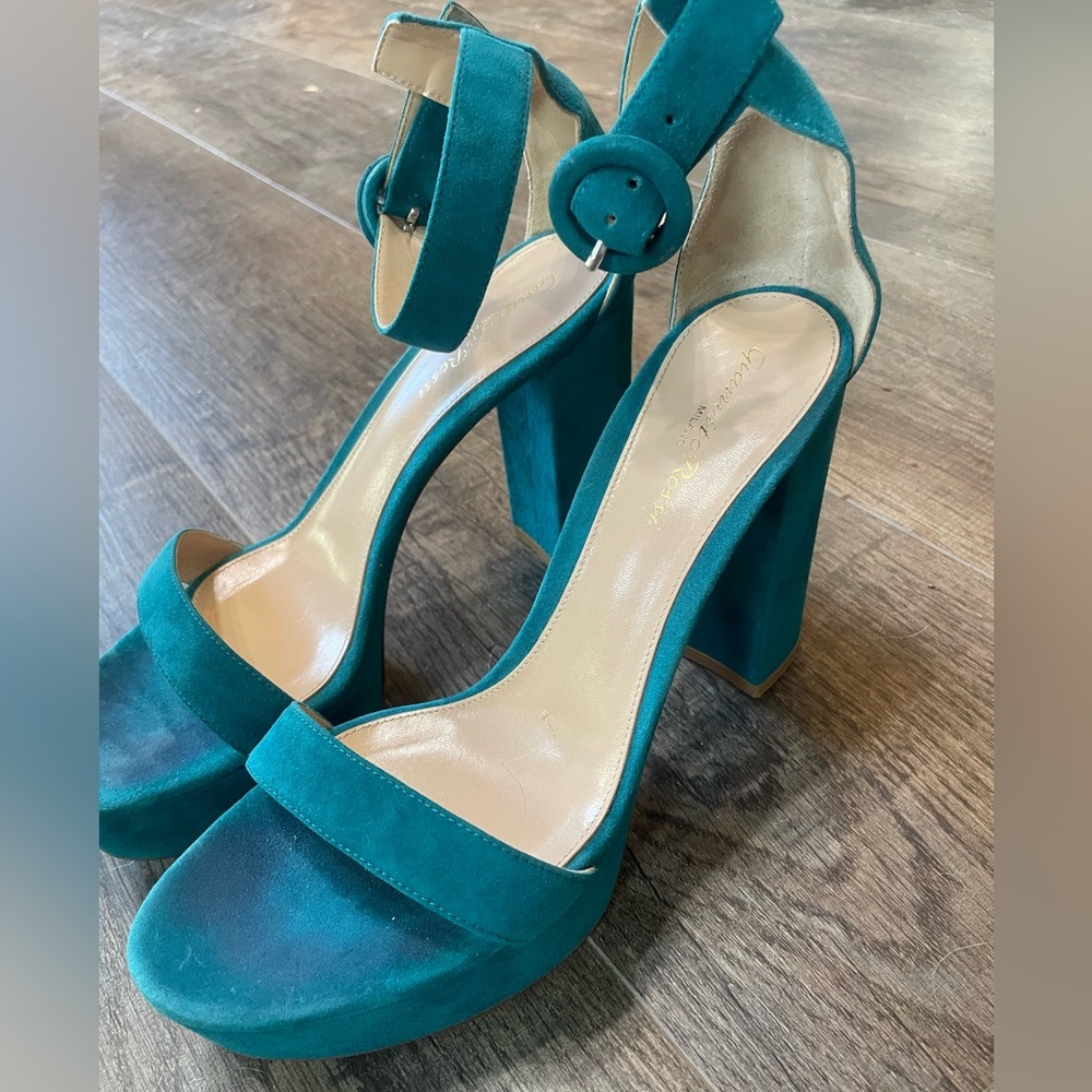 Gianvito Rossi Portofino Platform Sandals SZ 37.5